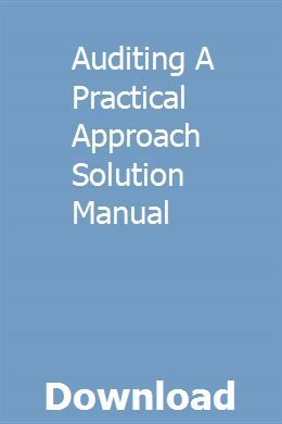 solution manual practical auditing by empleo